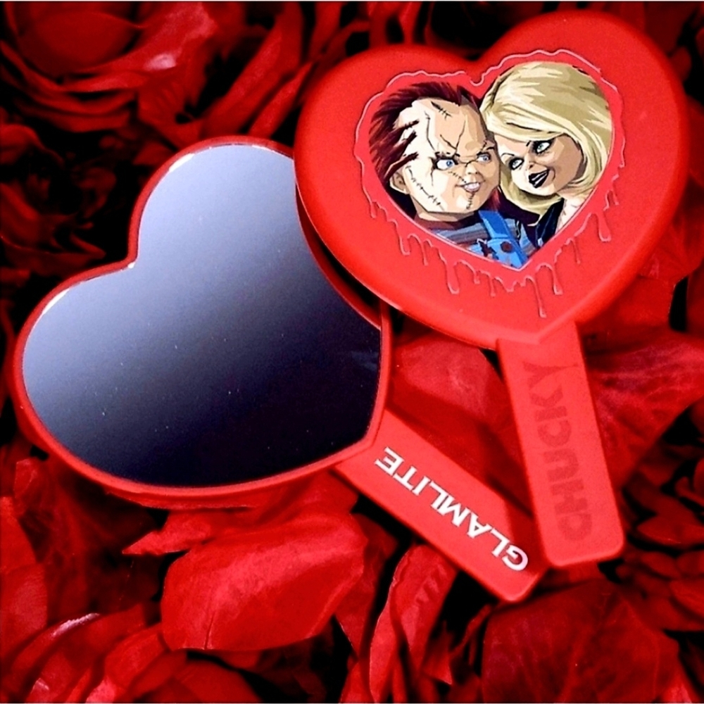 CHUCKY X GLAMLITE 'ROMANCE IS DEAD' HAND MIRROR
